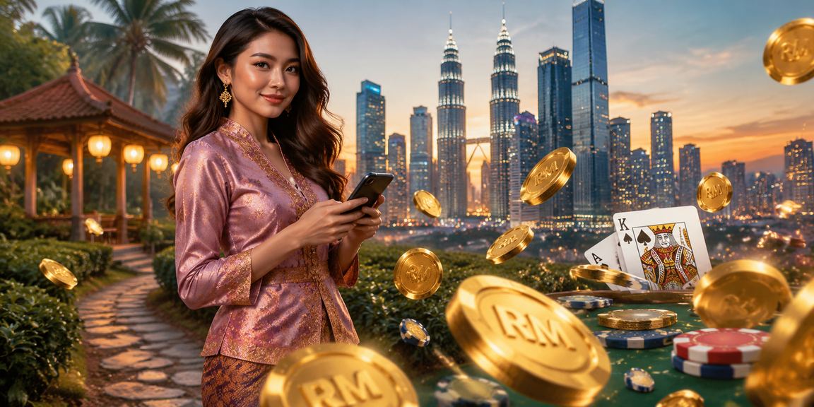 Pemain baccarat bermain permainan kad kasino di Kuala Lumpur