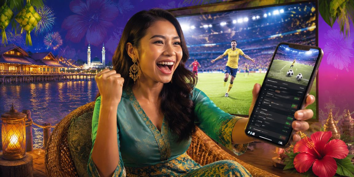 Pengguna Terengganu menikmati taruhan bola sepak sempena Hari Raya di soft99